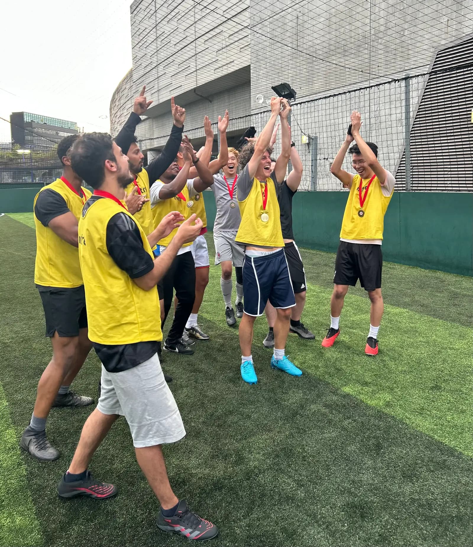 A five-a-side tournament for Adobe employees across London
